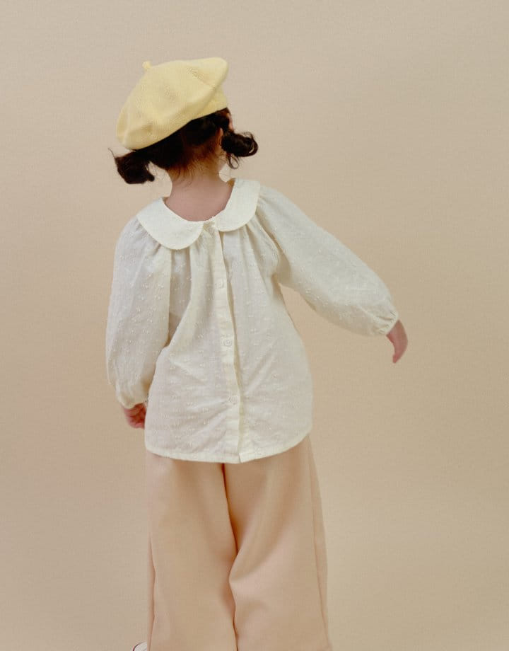 Oott Bebe - Korean Children Fashion - #kidsstore - Petite Collar Blouse - 3