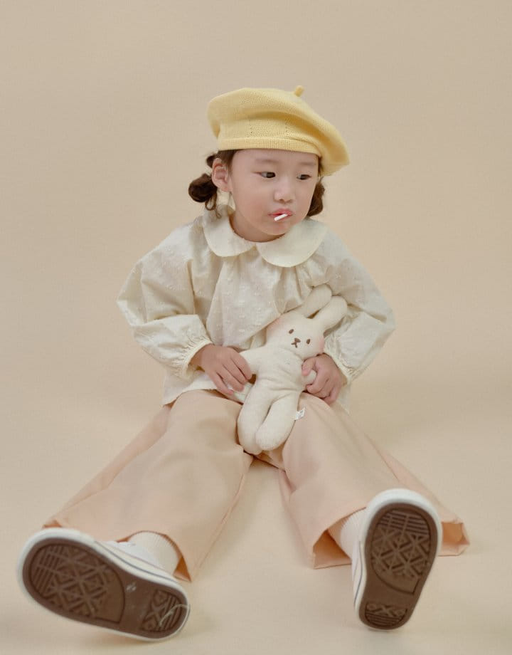 Oott Bebe - Korean Children Fashion - #kidsstore - Petite Collar Blouse - 4