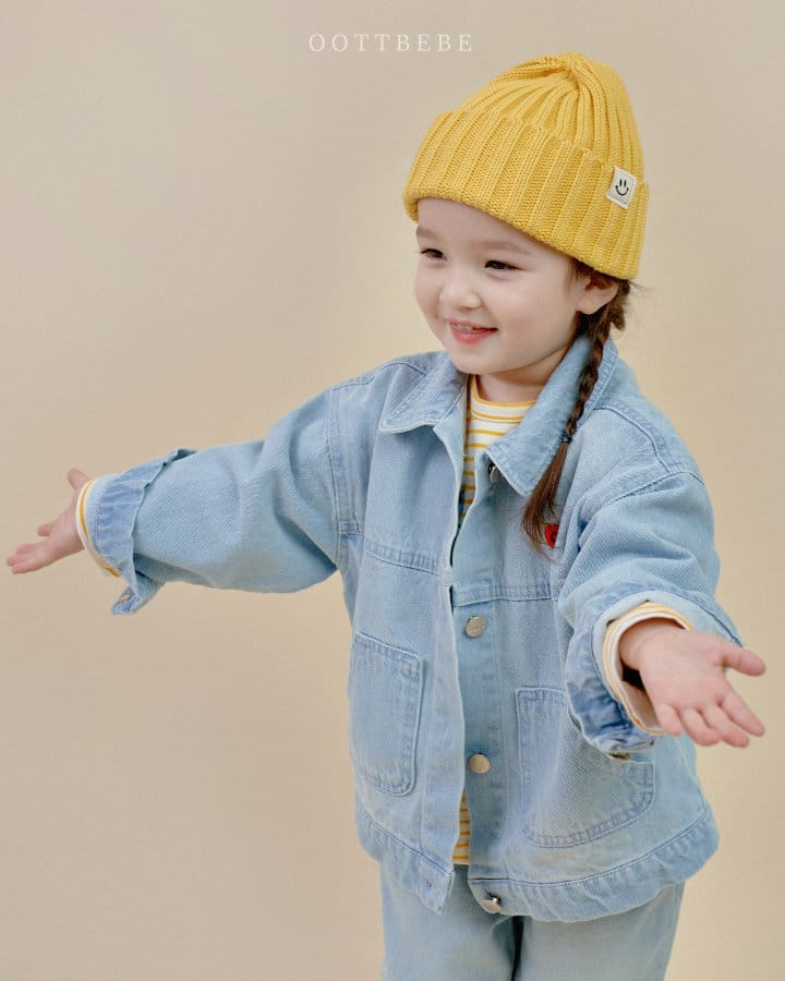 Oott Bebe - Korean Children Fashion - #littlefashionista - Oott Land Piping Tee - 6