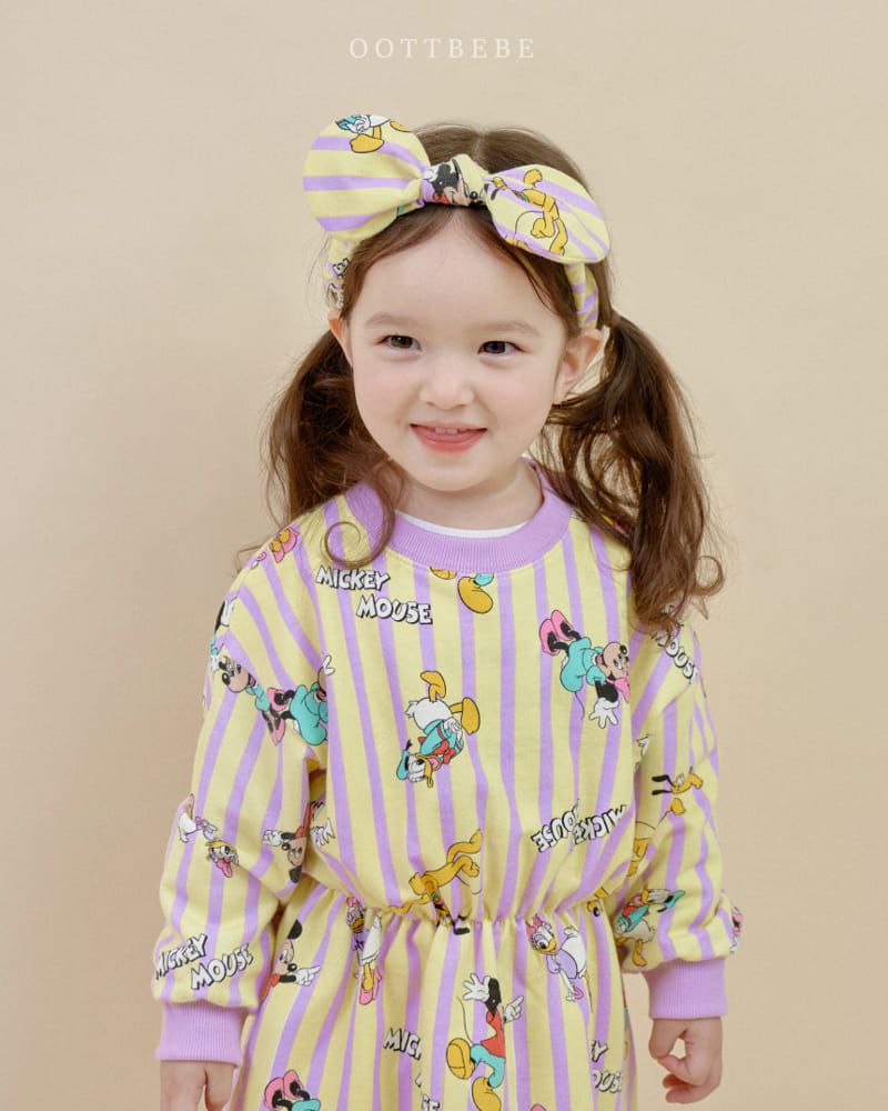 Oott Bebe - Korean Children Fashion - #littlefashionista - D Span Ribbon Hair Band - 10