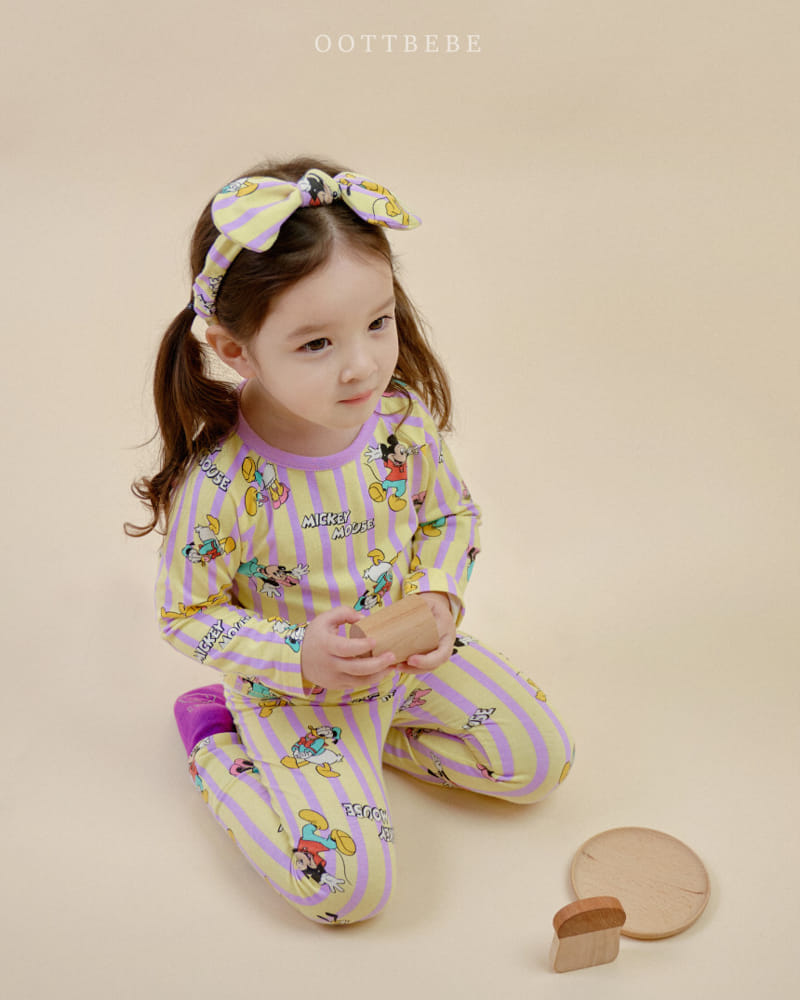 Oott Bebe - Korean Children Fashion - #littlefashionista - D Span Easywear Top Bottom Set - 9
