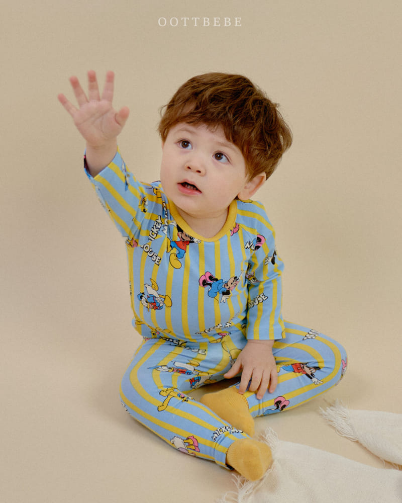 Oott Bebe - Korean Children Fashion - #magicofchildhood - D Span Easywear Top Bottom Set - 10