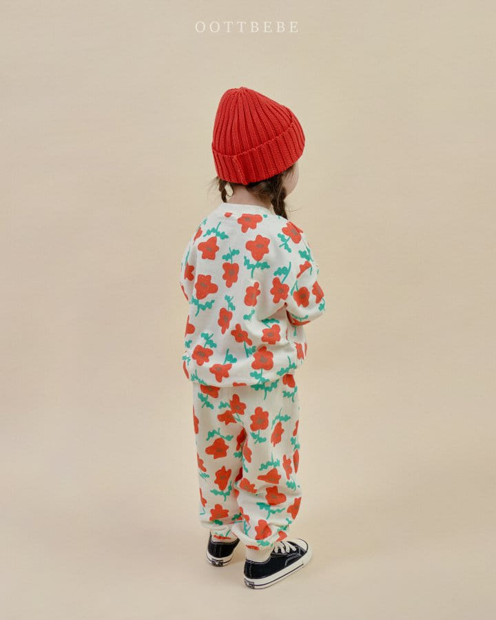 Oott Bebe - Korean Children Fashion - #minifashionista - Pansy Top Bottom Set - 6