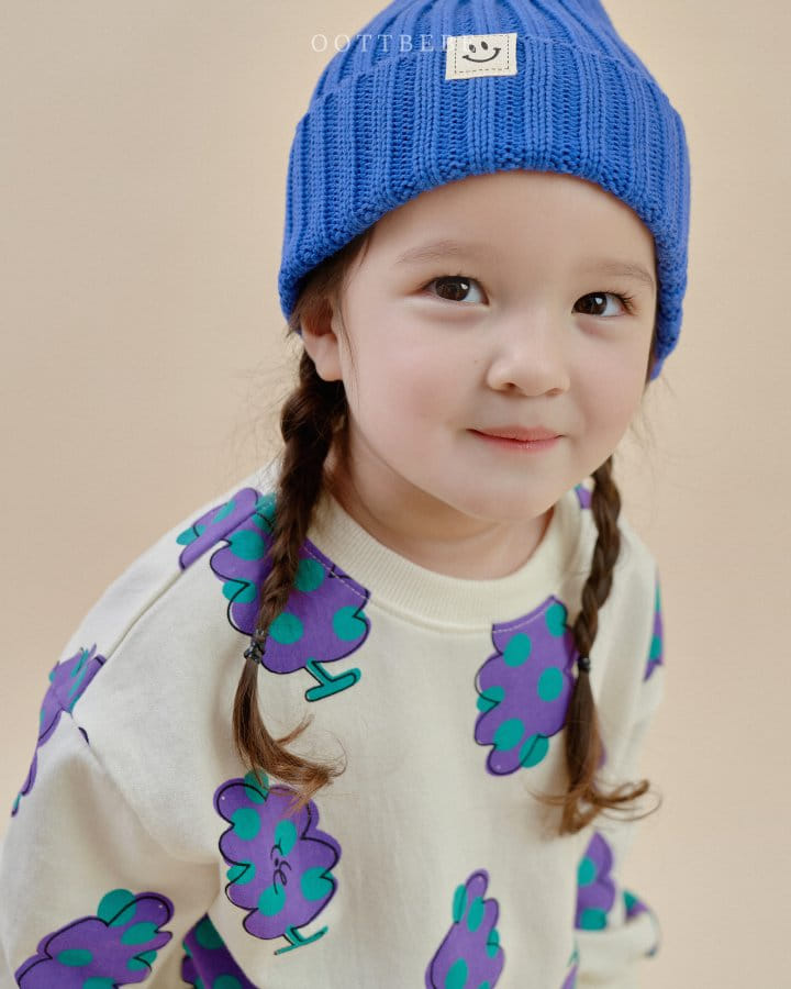 Oott Bebe - Korean Children Fashion - #magicofchildhood - Heart Grape Top Bottom Set - 4