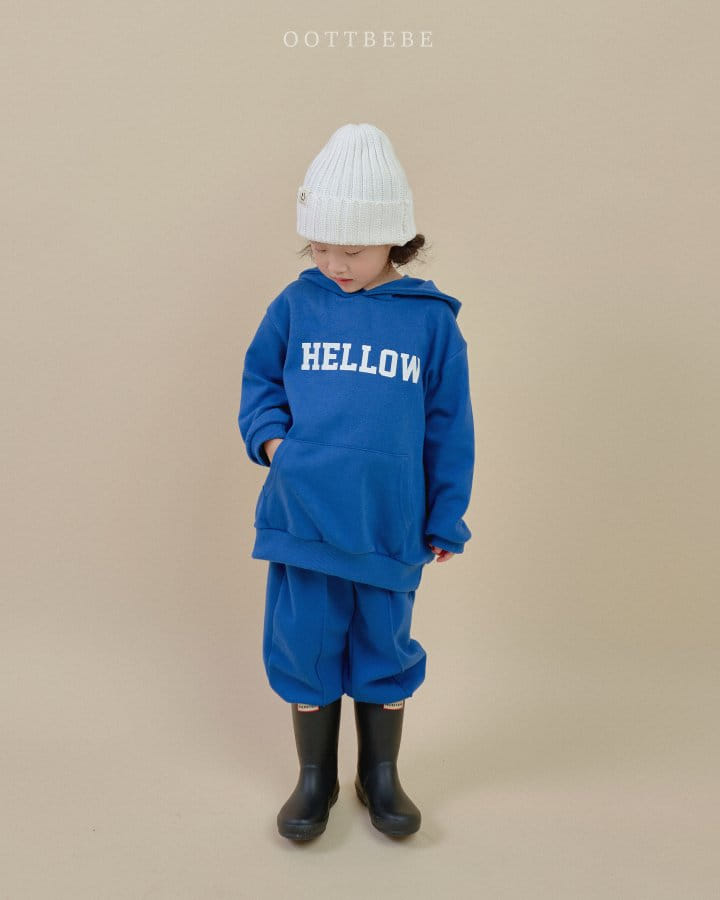 Oott Bebe - Korean Children Fashion - #prettylittlegirls - Hello Top Bottom Set - 10