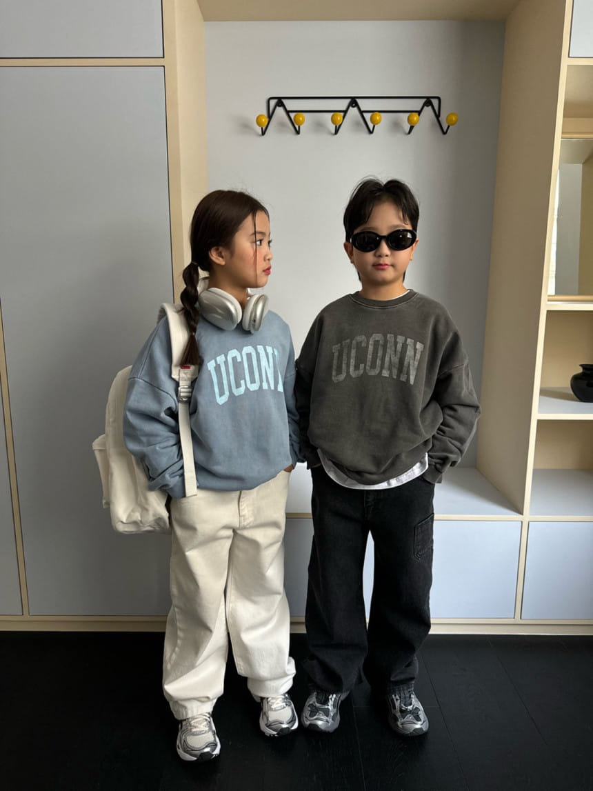 Our - Korean Children Fashion - #childrensboutique - Ucon Piece dyed Fabric Sweatshirt - 10