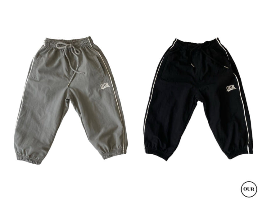 Our - Korean Children Fashion - #designkidswear - Line Track Jogger Pants With Mom - 2