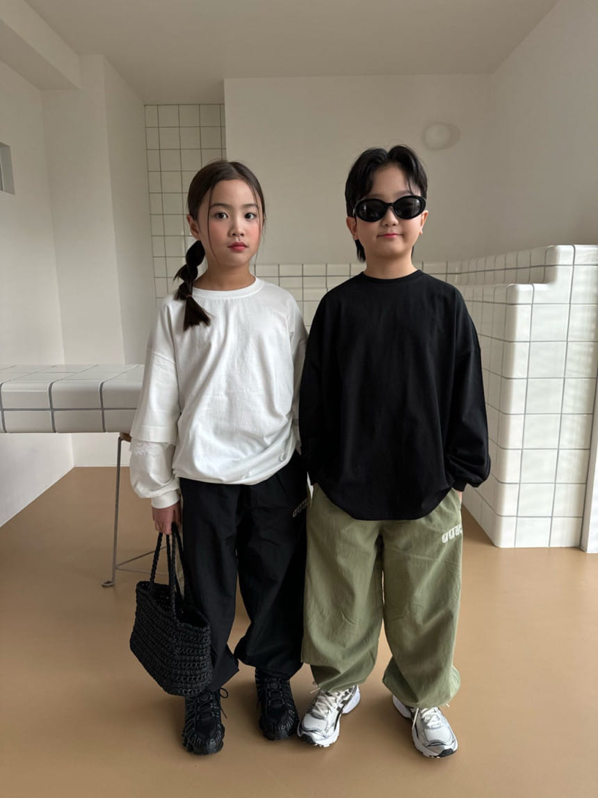 Our - Korean Children Fashion - #kidsshorts - Retro Track Pants - 6