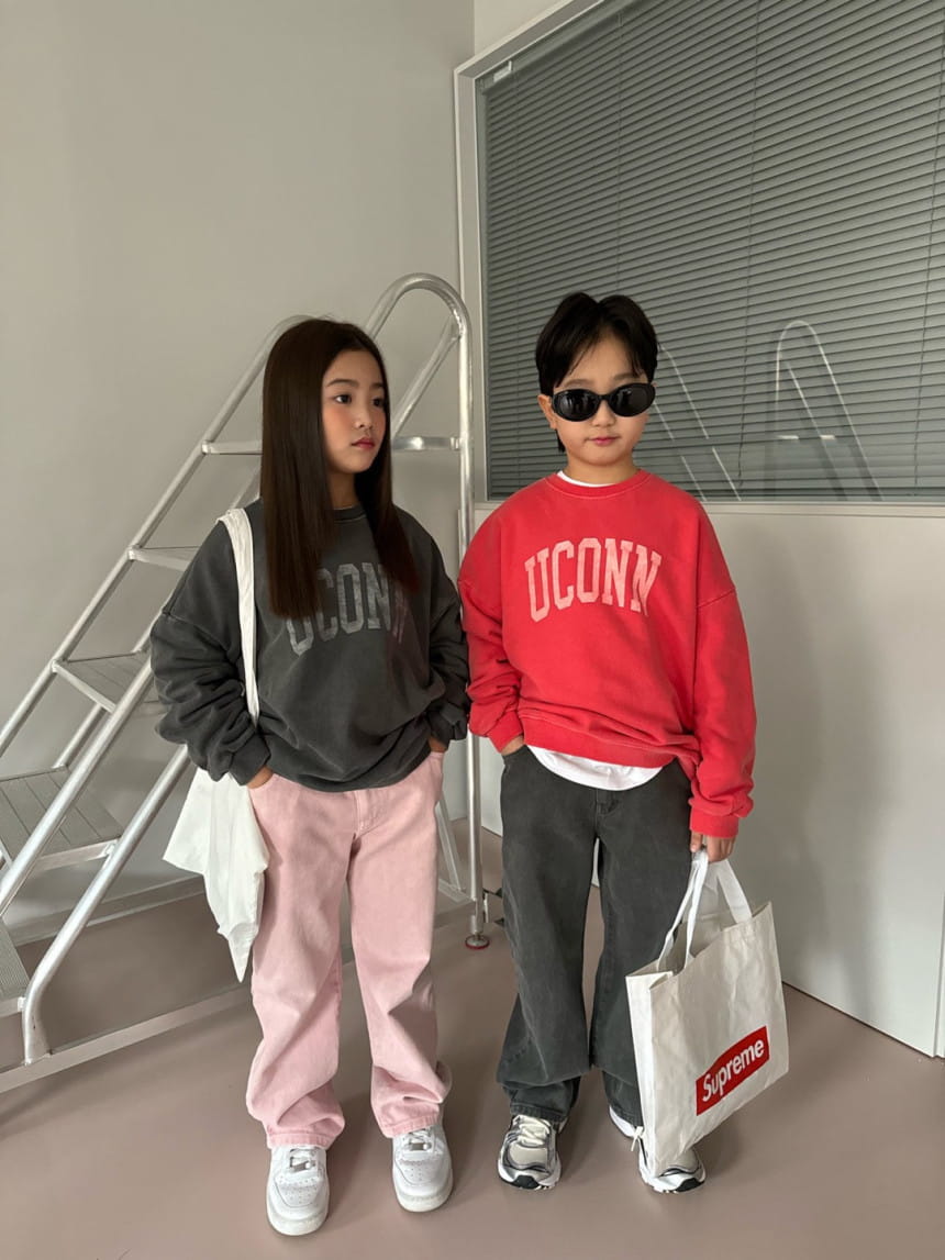 Our - Korean Children Fashion - #magicofchildhood - Ucon Piece dyed Fabric Sweatshirt - 3