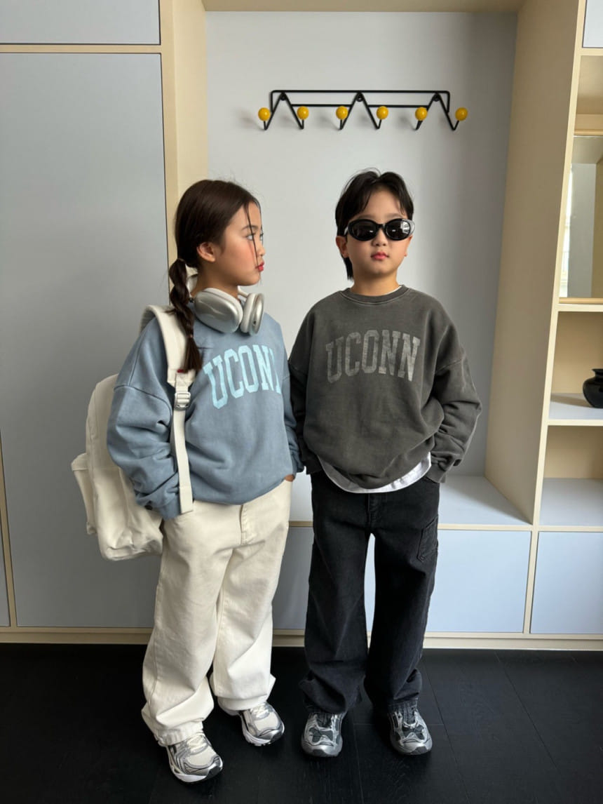 Our - Korean Children Fashion - #stylishchildhood - Ucon Piece dyed Fabric Sweatshirt - 8