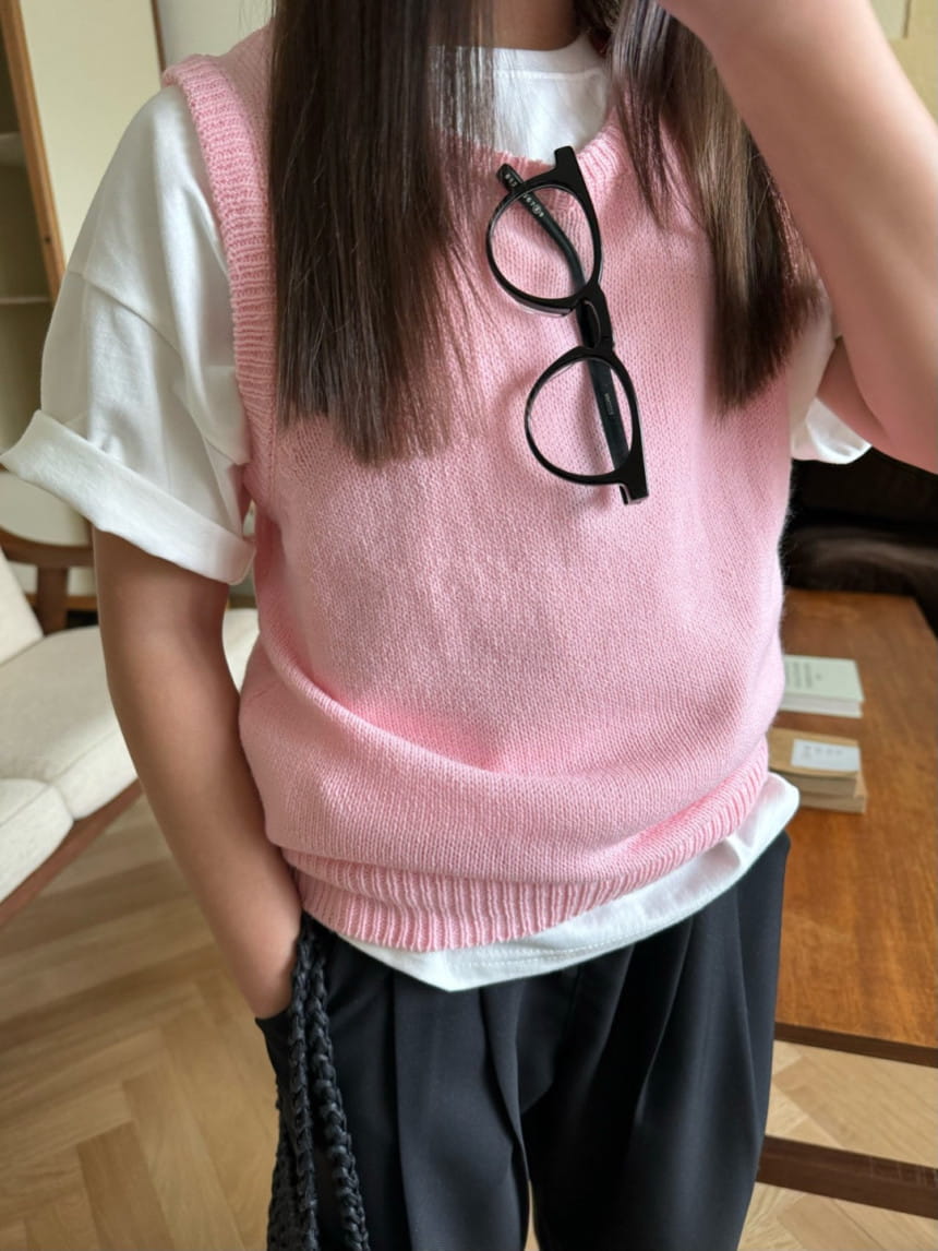 Our - Korean Children Fashion - #todddlerfashion - Baiker Knit Vest - 11