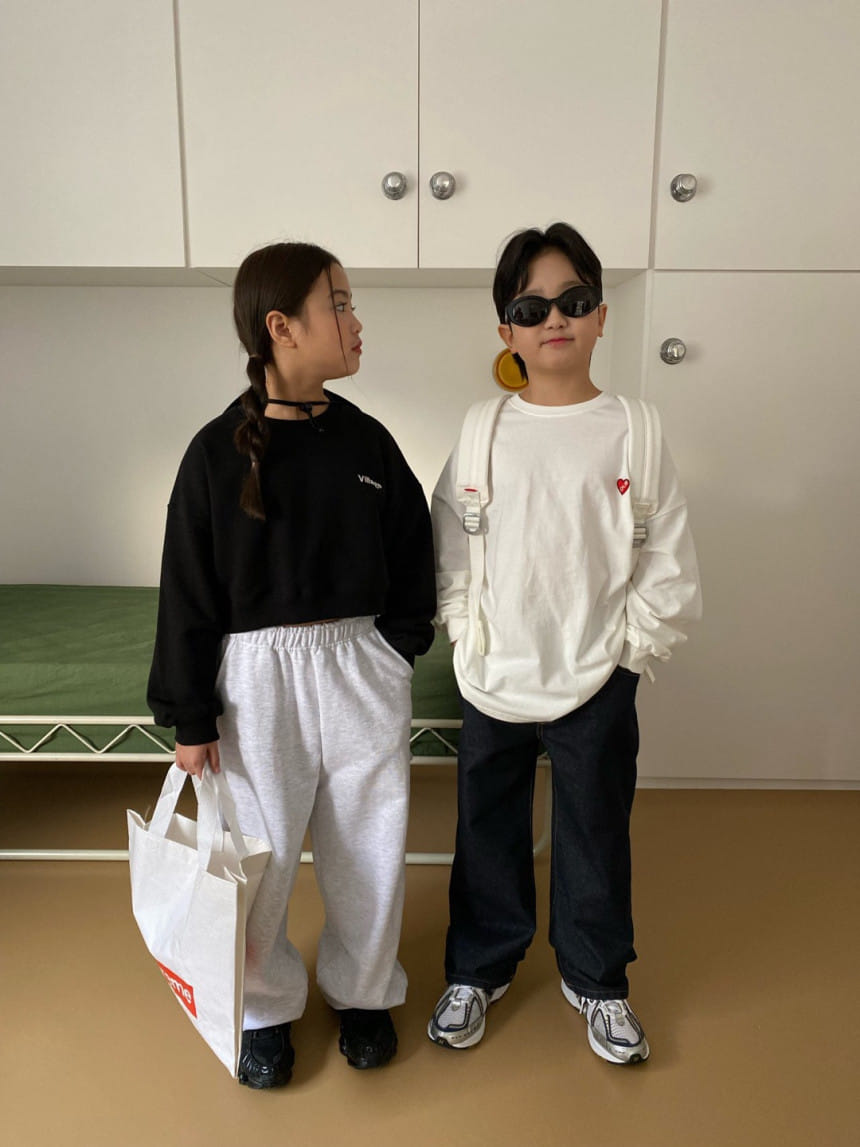 Our - Korean Children Fashion - #toddlerclothing - Village Crop Sweatshirt - 6
