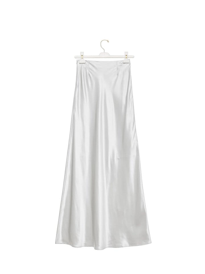 Paper Moon - Korean Women Fashion - #thatsdarling - Silky Satin High Waisted Maxi Flared Skirt - 10