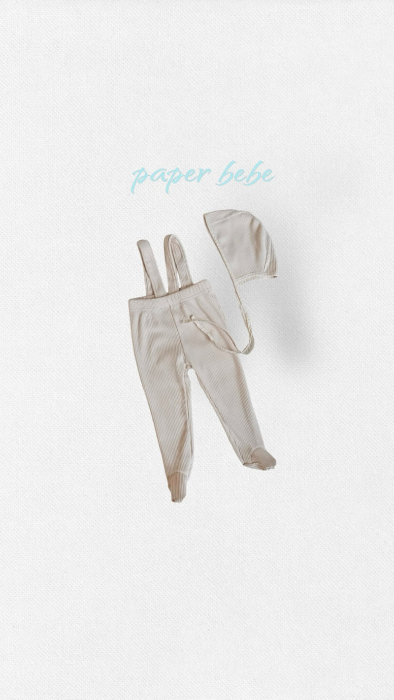 Paper Studios - Korean Baby Fashion - #onlinebabyshop - N Rib Dungarees - 4