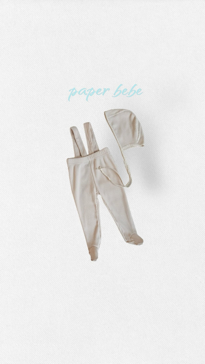 Paper Studios - Korean Baby Fashion - #babyboutique - N Rib Dungarees - 5