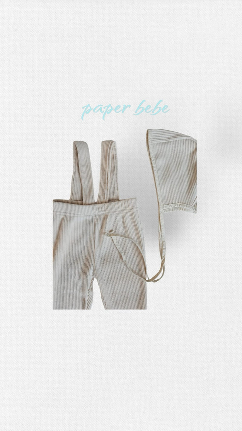 Paper Studios - Korean Baby Fashion - #babyboutiqueclothing - N Rib Dungarees - 6