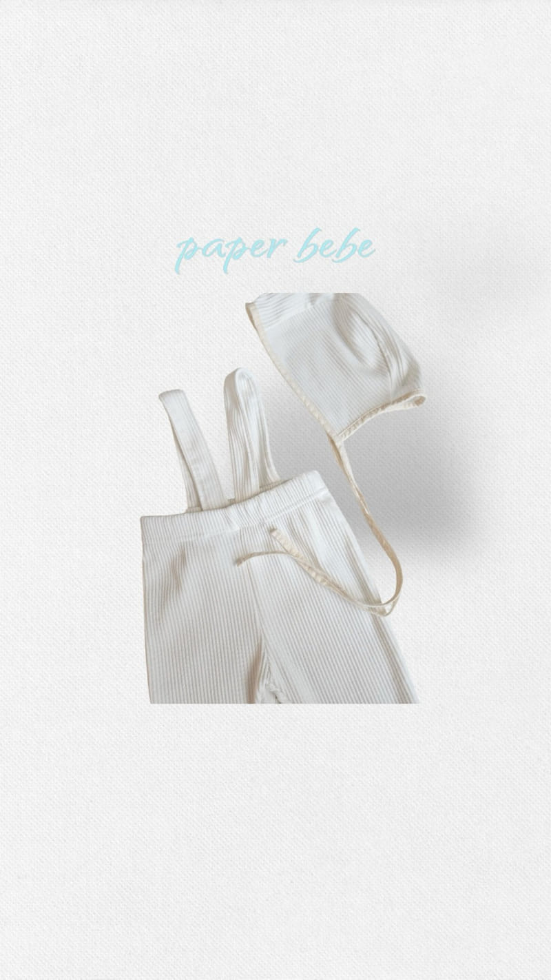 Paper Studios - Korean Baby Fashion - #babyclothing - N Rib Dungarees - 7
