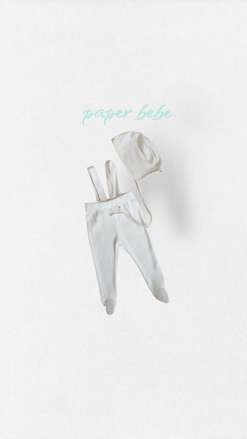 Paper Studios - Korean Baby Fashion - #babyfashion - N Rib Dungarees - 8