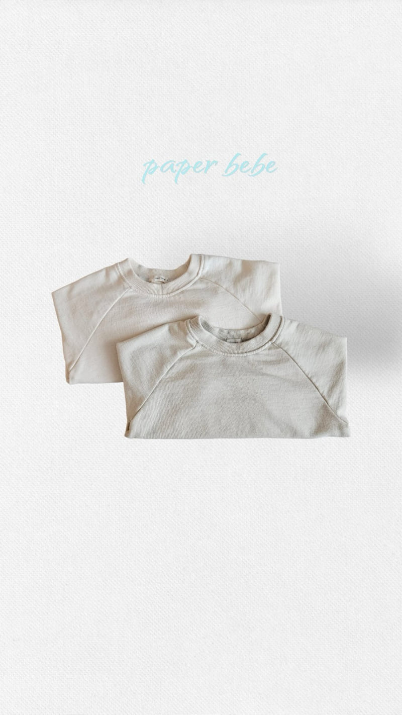 Paper Studios - Korean Baby Fashion - #babyootd - Raglan Sweatshirt - 2