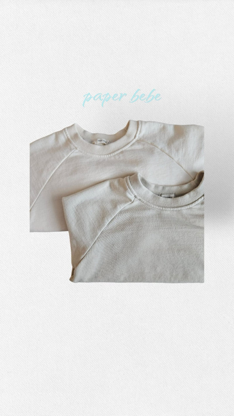 Paper Studios - Korean Baby Fashion - #babyoutfit - Raglan Sweatshirt - 3