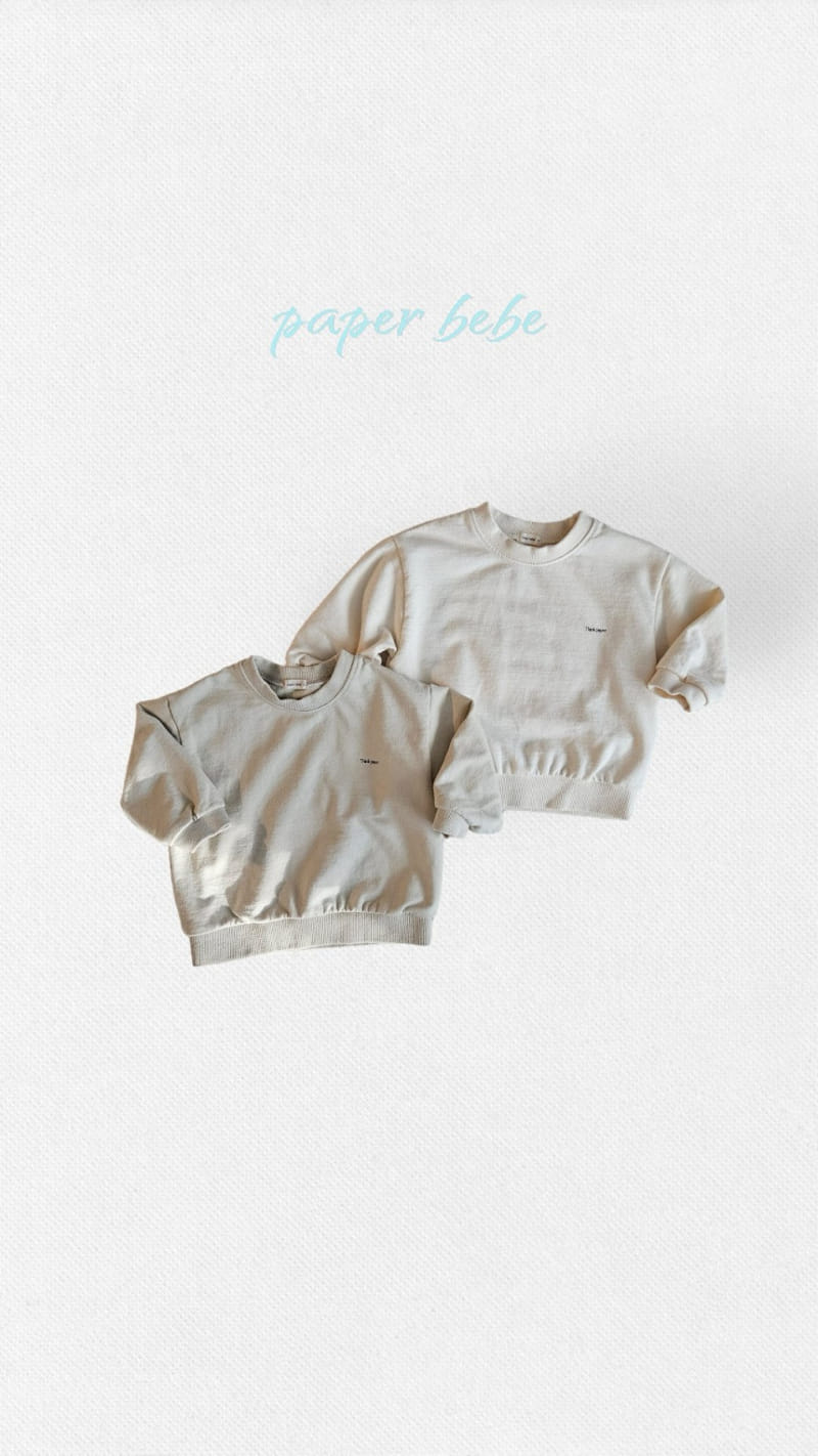 Paper Studios - Korean Baby Fashion - #babyoutfit - Think Sweatshirt - 2
