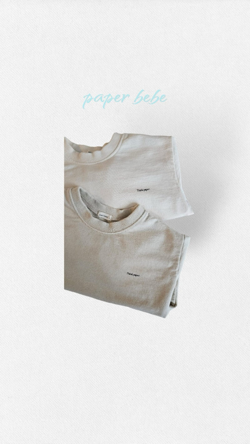 Paper Studios - Korean Baby Fashion - #babyoutfit - Think Sweatshirt - 4