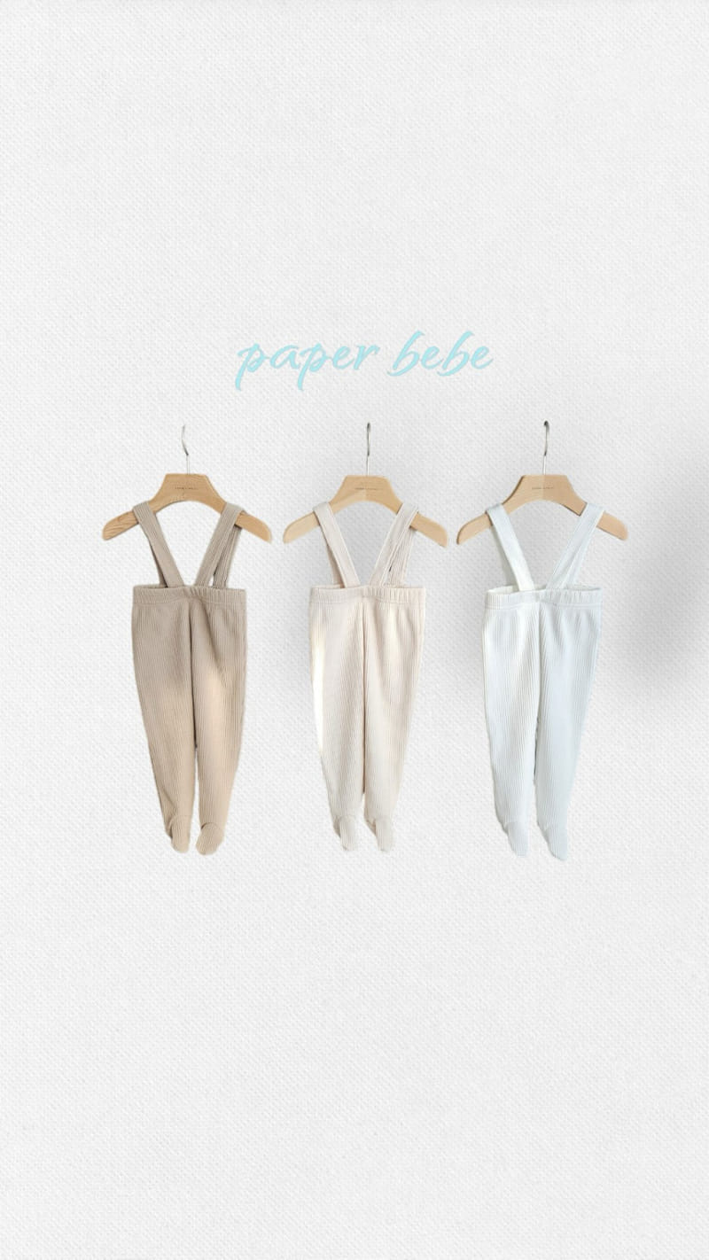 Paper Studios - Korean Baby Fashion - #babywear - N Rib Dungarees