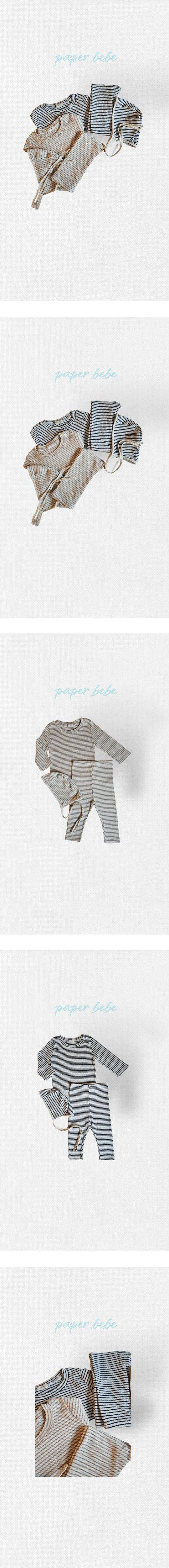 Paper Studios - Korean Baby Fashion - #babywear - ST Top Bottom Set - 2