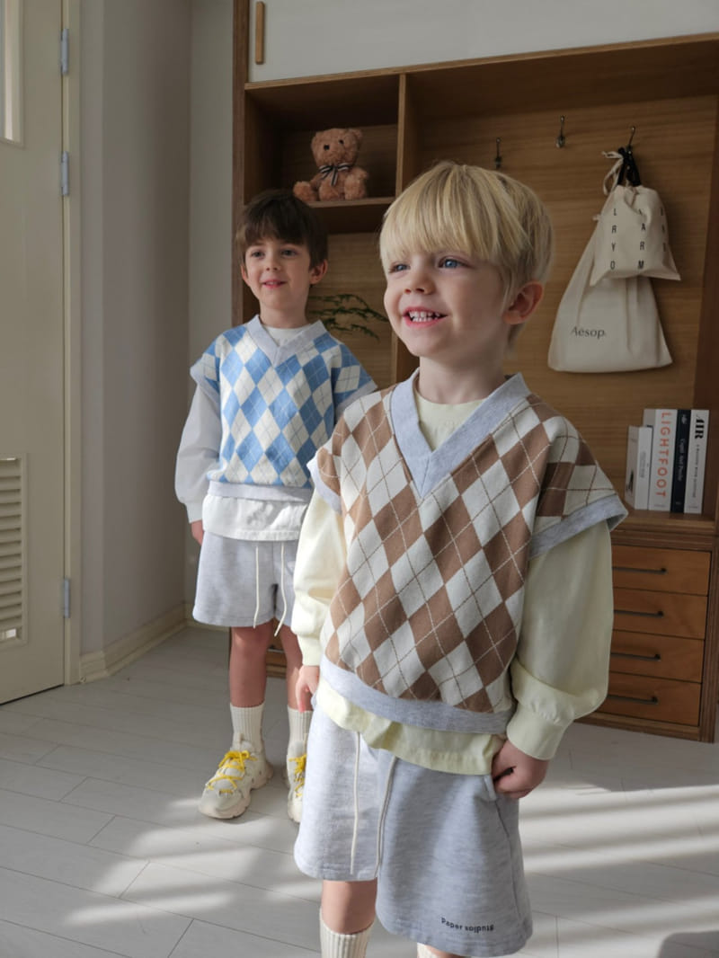 Paper Studios - Korean Children Fashion - #childofig - Jacquard Vest - 3