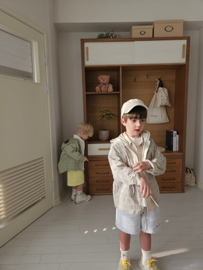 Paper Studios - Korean Children Fashion - #fashionkids - N Check Hoody Jumper - 9
