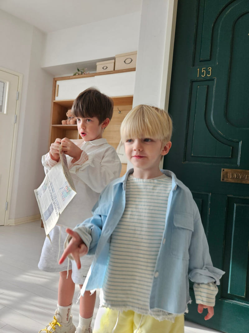 Paper Studios - Korean Children Fashion - #kidsstore - Denim Pocket Jacket - 6