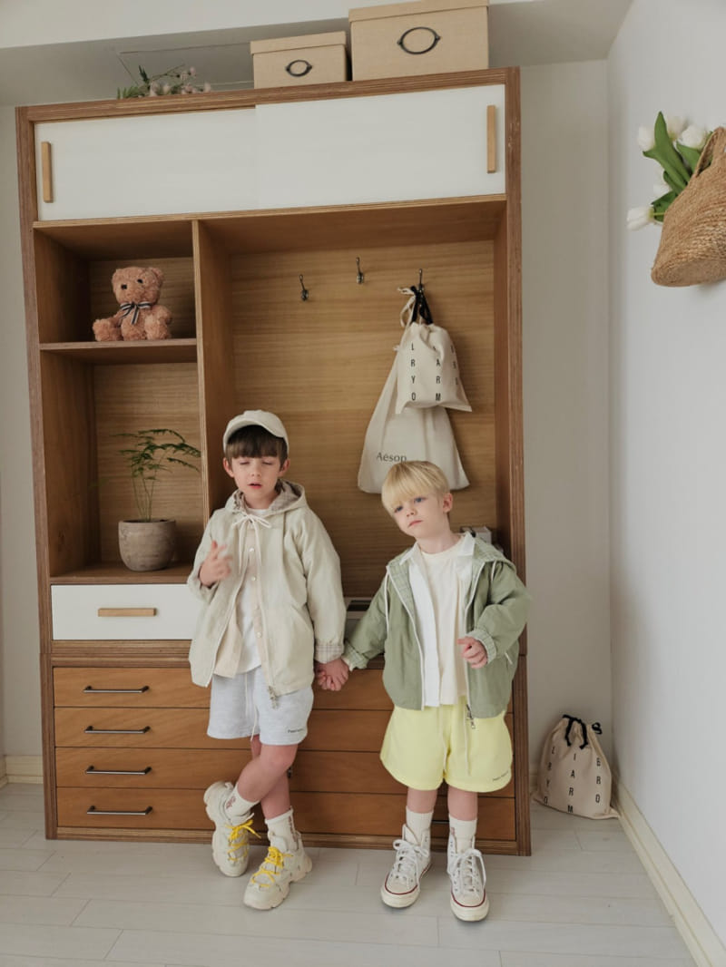 Paper Studios - Korean Children Fashion - #toddlerclothing - N Check Hoody Jumper - 4