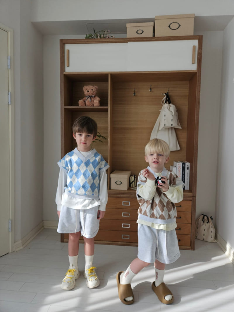 Paper Studios - Korean Children Fashion - #stylishchildhood - Jacquard Vest - 2
