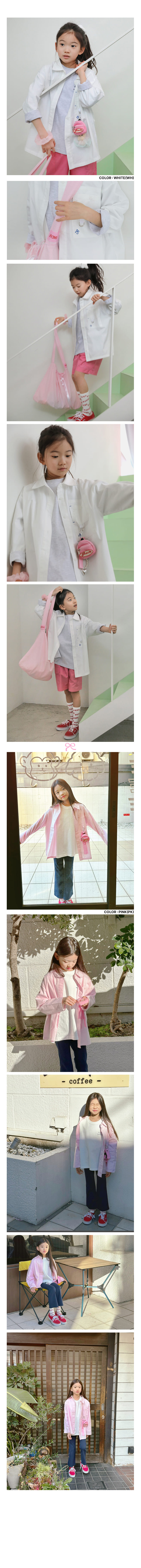 Peach-Cream - Korean Children Fashion - #designkidswear - Twin Pocket Shirt - 2