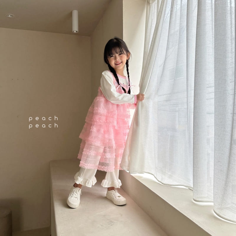 Peach-peach - Korean Children Fashion - #Kfashion4kids - Nana One-Piece - 6