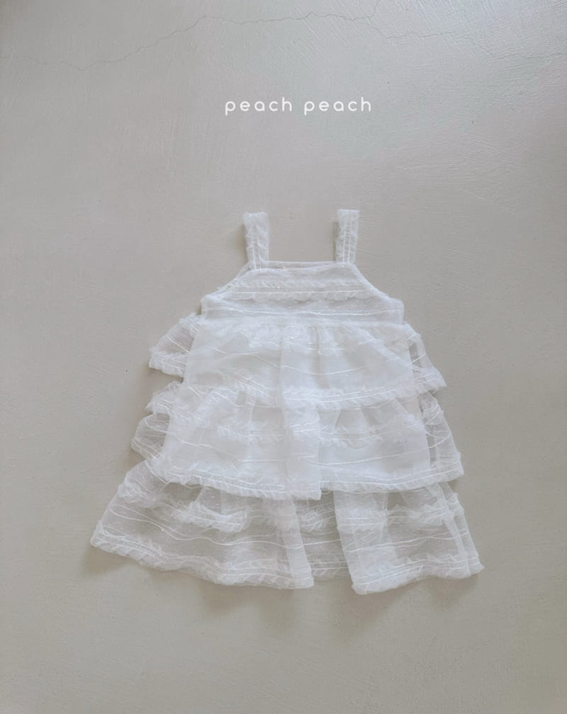 Peach-peach - Korean Children Fashion - #kidsshorts - Nana One-Piece - 3