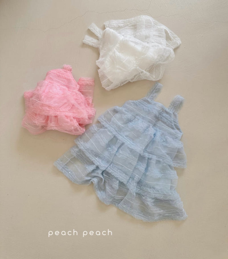 Peach-peach - Korean Children Fashion - #kidzfashiontrend - Nana One-Piece - 5
