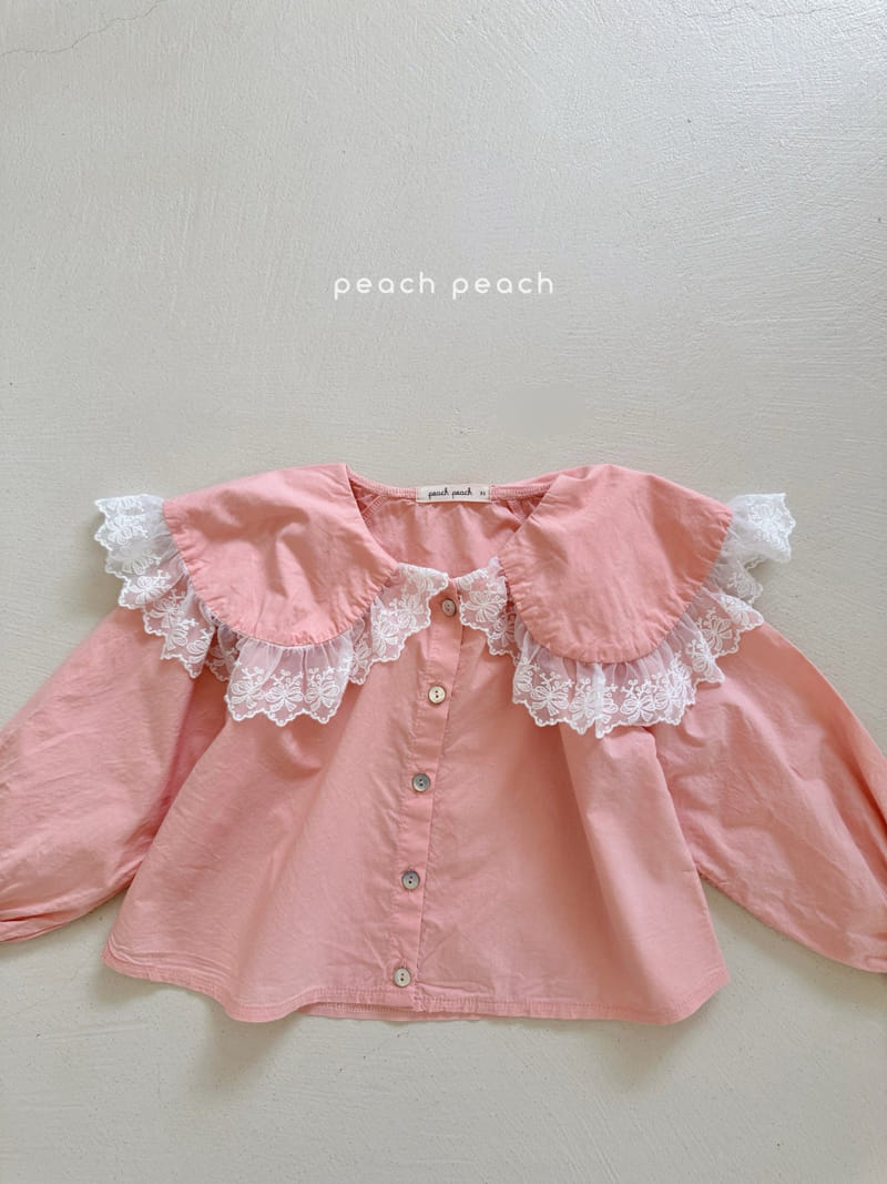 Peach-peach - Korean Children Fashion - #kidzfashiontrend - Sherbet Blouse - 3