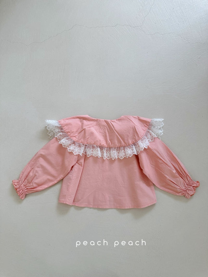 Peach-peach - Korean Children Fashion - #littlefashionista - Sherbet Blouse - 5