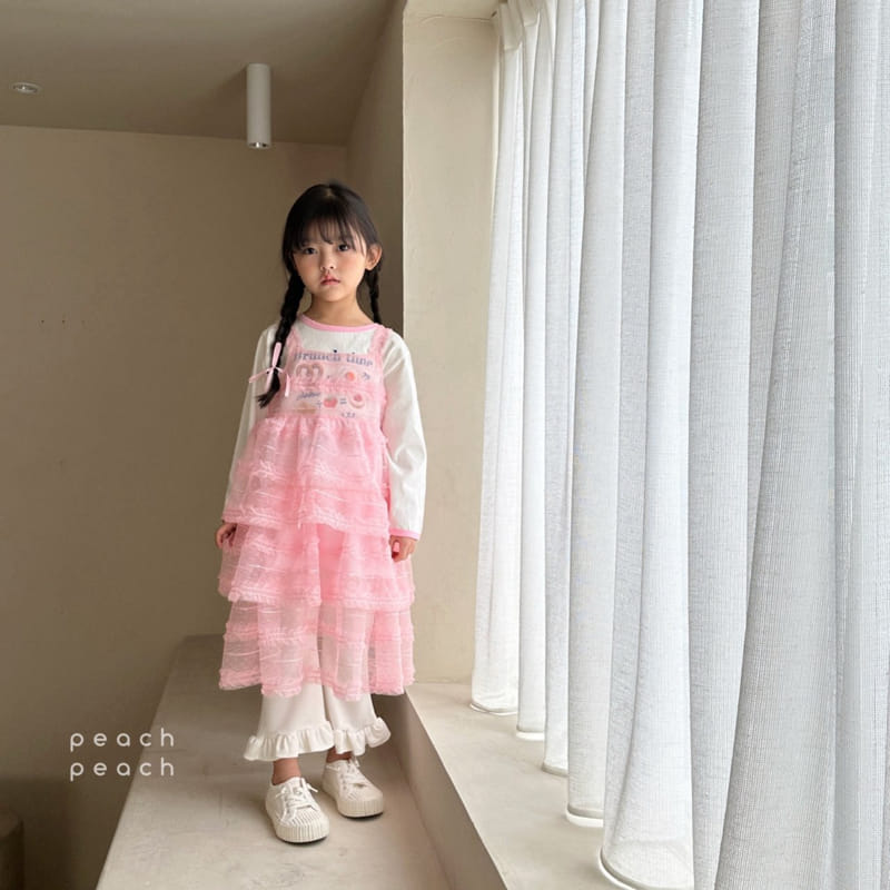 Peach-peach - Korean Children Fashion - #minifashionista - Nana One-Piece - 9