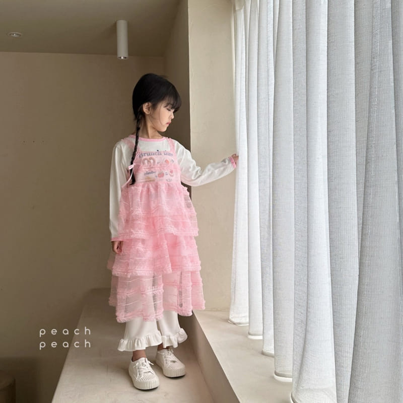 Peach-peach - Korean Children Fashion - #todddlerfashion - Nana One-Piece - 11
