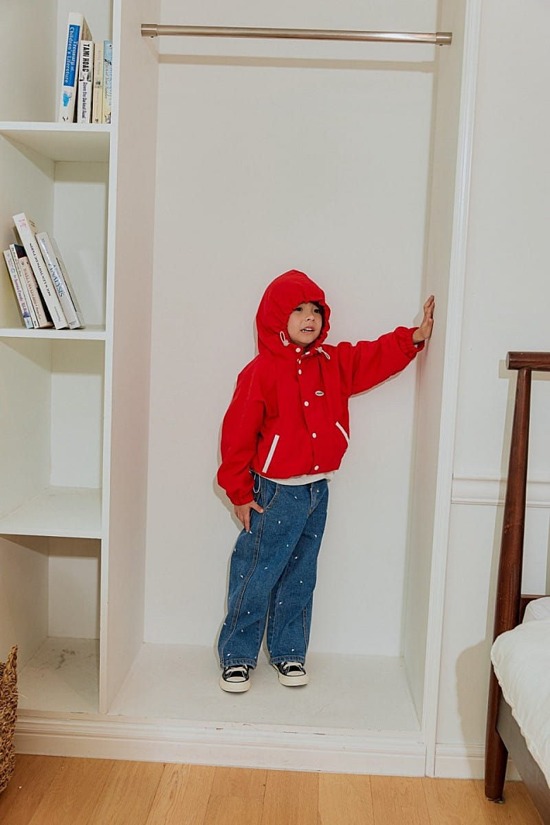 Peanut - Korean Children Fashion - #discoveringself - Heart Dneim Pants - 4