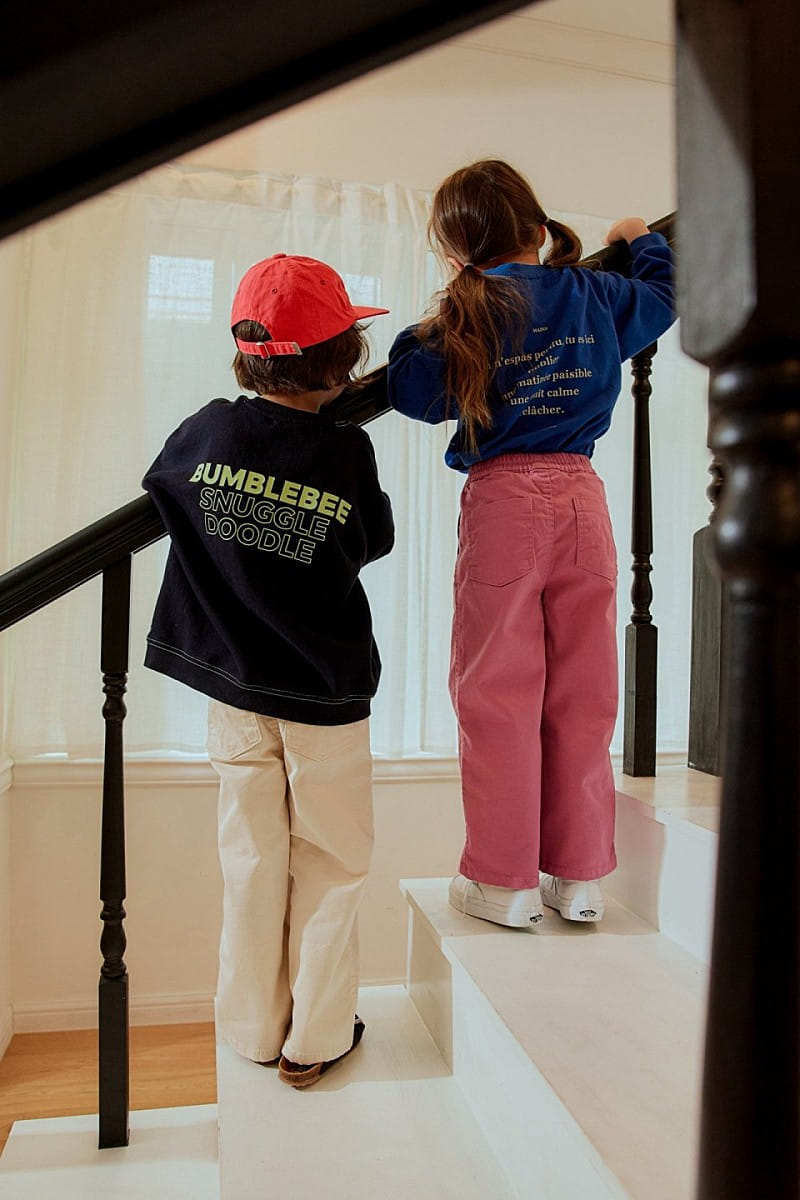 Peanut - Korean Children Fashion - #kidsshorts - Bumblebee Sweatshirt - 9