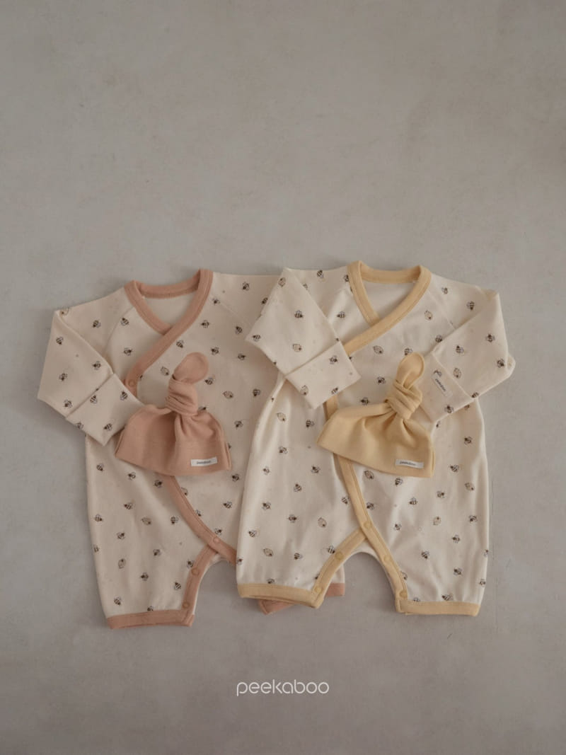 Peekaboo - Korean Baby Fashion - #babyclothing - BB Bonnet Body Suit