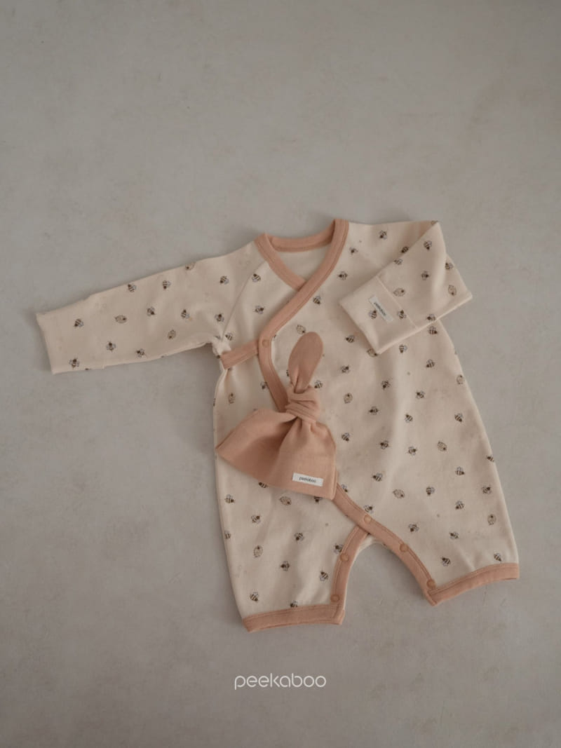Peekaboo - Korean Baby Fashion - #babyfashion - BB Bonnet Body Suit - 2