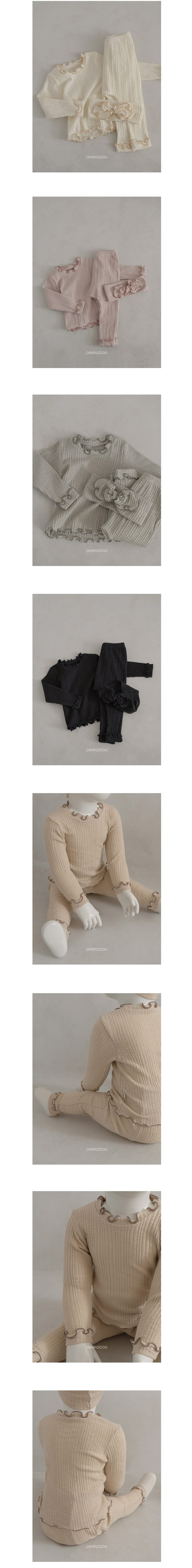 Peekaboo - Korean Baby Fashion - #babywear - Daphne Baby Top Bottom Set - 4