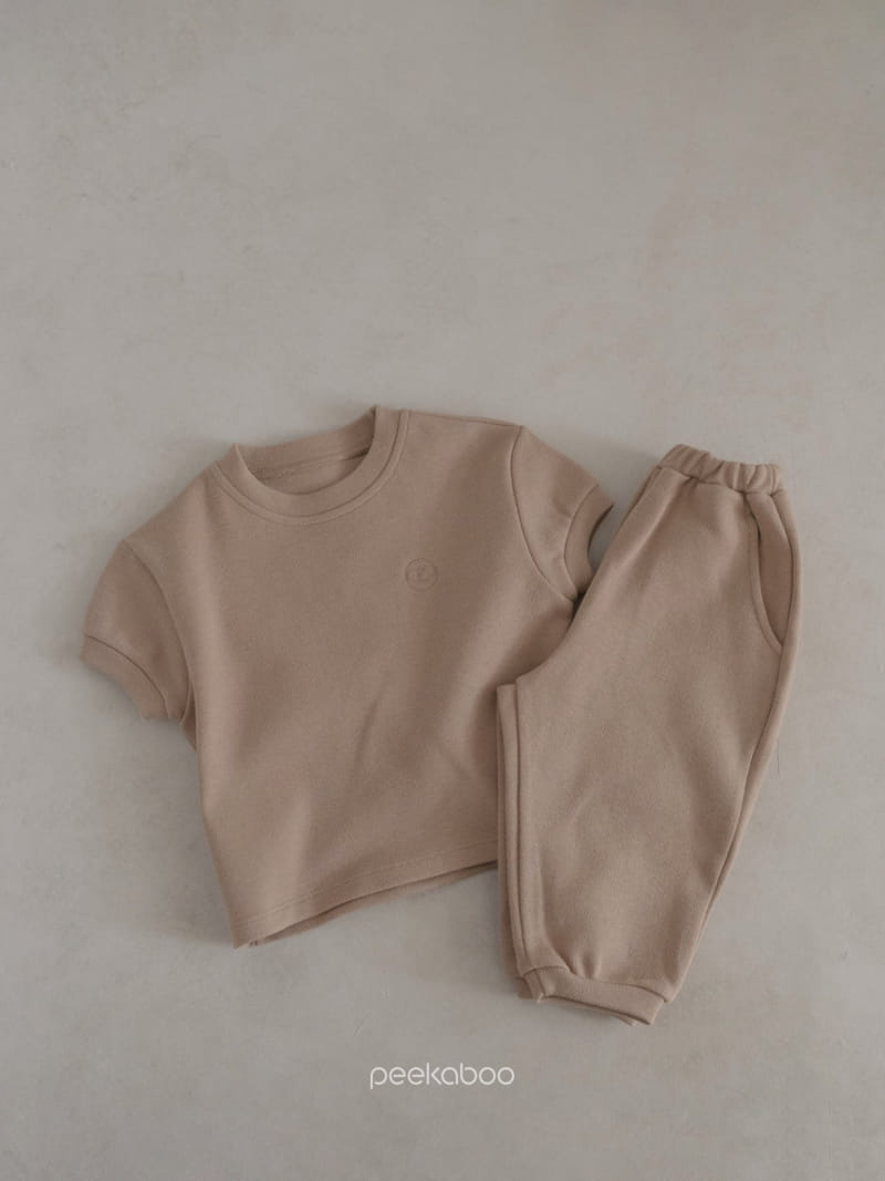Peekaboo - Korean Children Fashion - #childofig - Hug Top Bottom Set - 2