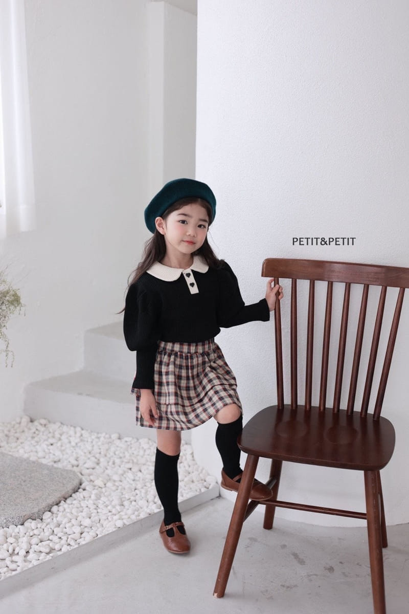 Petit & Petit - Korean Children Fashion - #Kfashion4kids - Waffle Collar Tee - 10