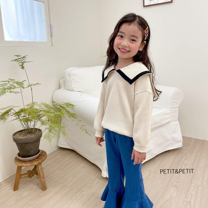 Petit & Petit - Korean Children Fashion - #Kfashion4kids - Waffle Sailor Tee - 9