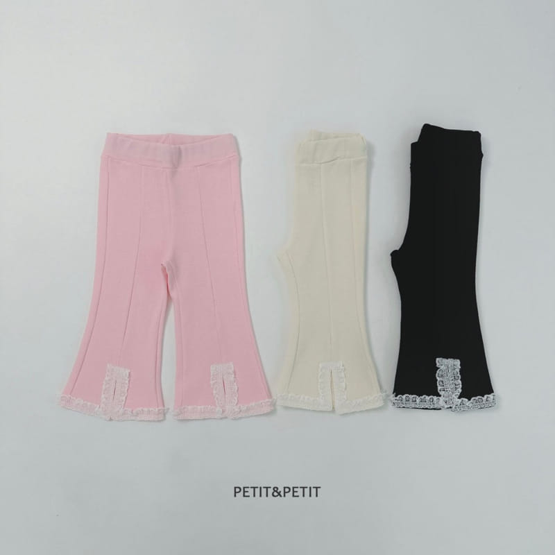 Petit & Petit - Korean Children Fashion - #Kfashion4kids - Slit Lace Pants - 5